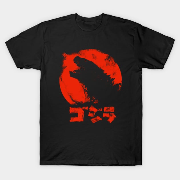 Red Lizard T-Shirt by zerobriant